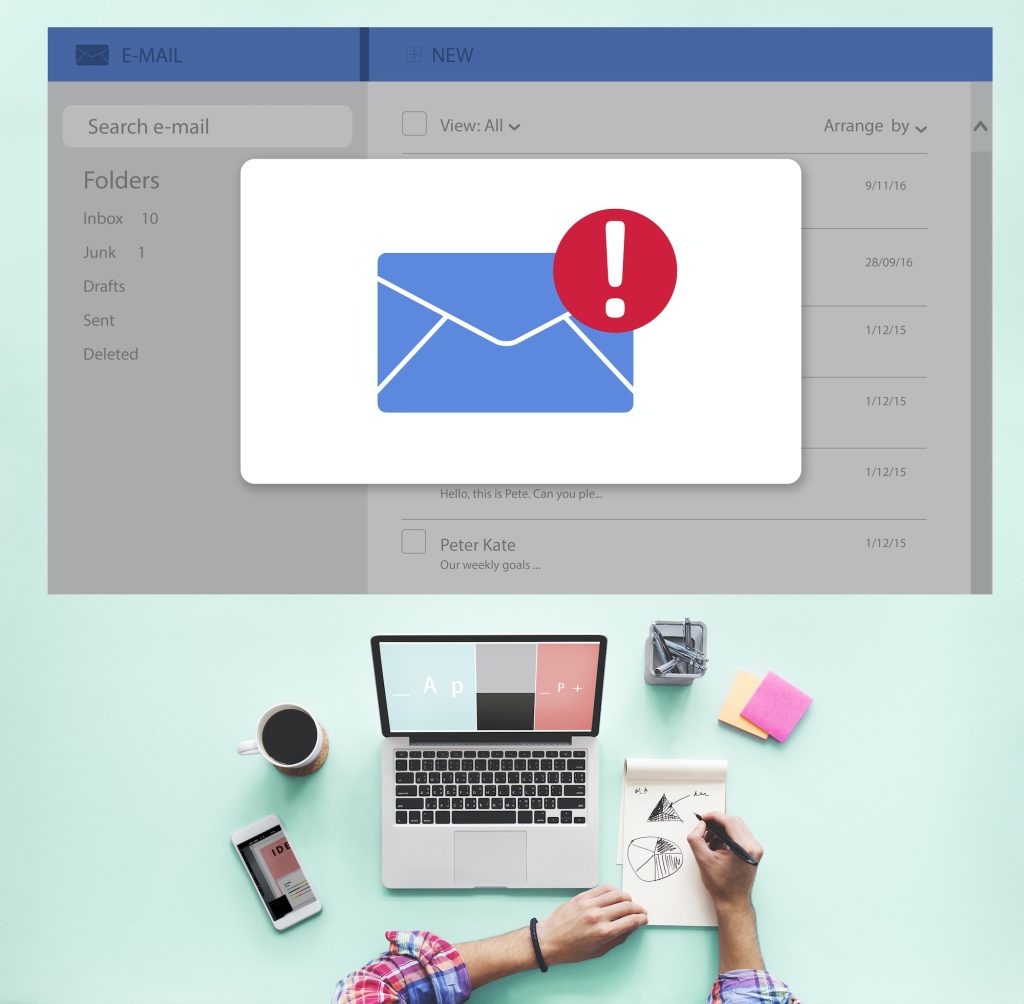 Message Inbox Notification Icon Concept
