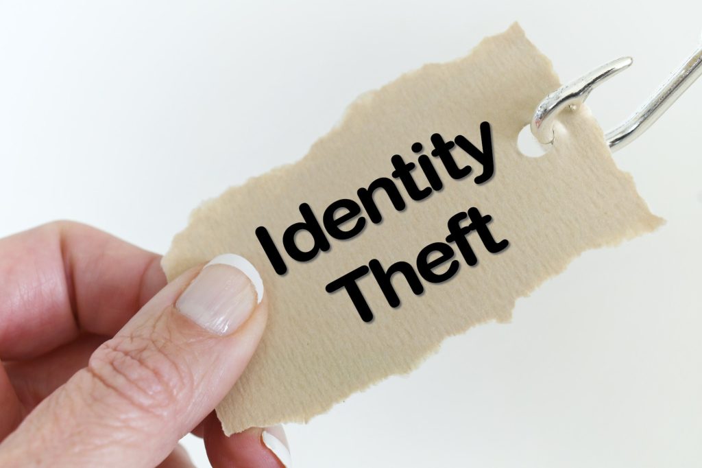 Online phishing scam concept - stealing your personal information for the purpose of Identity theft